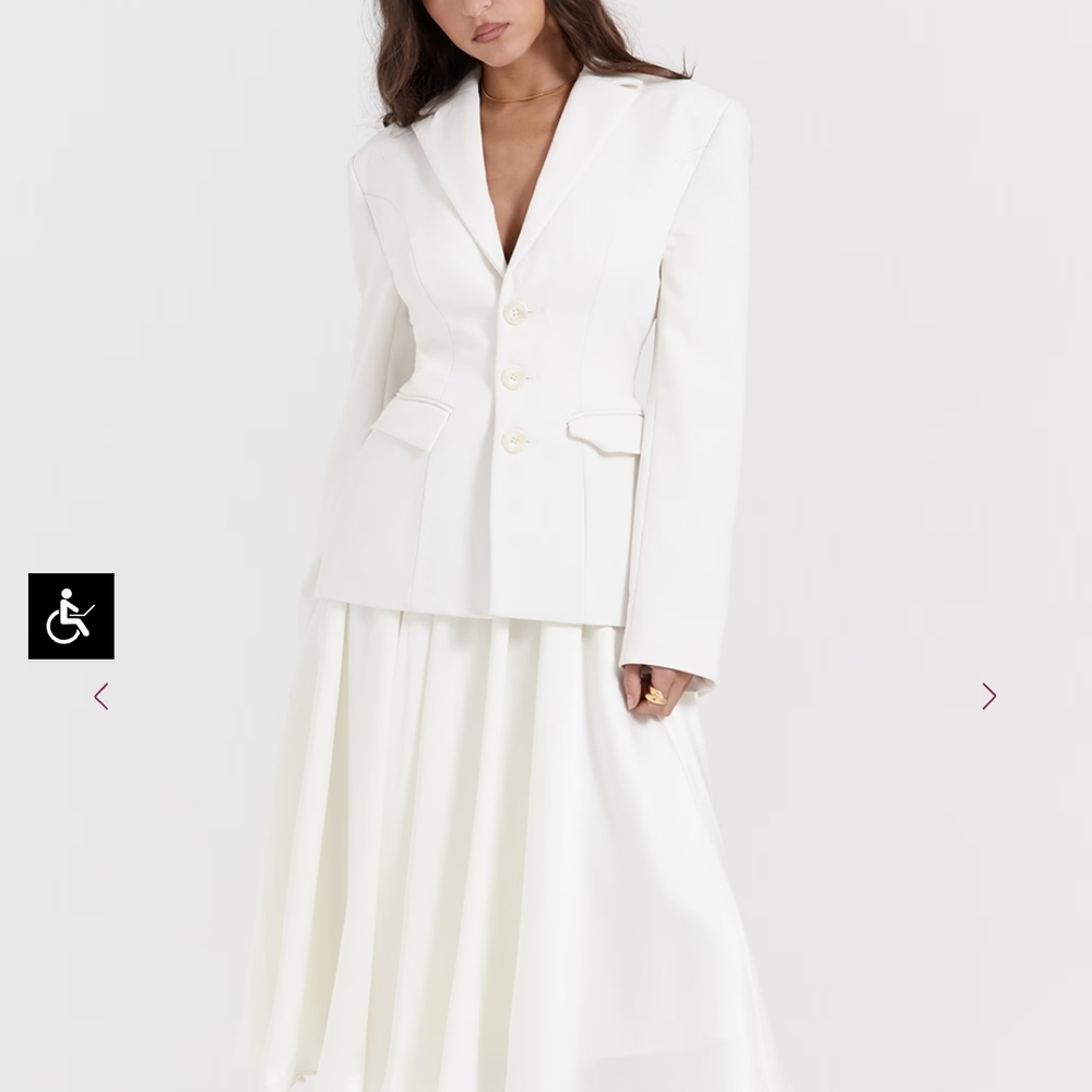 HOUSE OF CB- SUZETTE MIDI SKIRT NEW